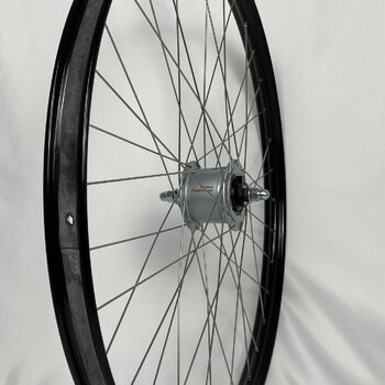 Front wheel / SS 622X24 / Rigida - Ryde / V38 / Black / Shimano / DH-C6000-3R-N 6V-3.0W Dynamo / / 100 MM / Roller brake / City