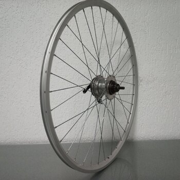 USED Rear wheel / 622X19C / Rigida - Ryde / Star XS19 / Silver / Sachs / Torpedo / 3S / 118 MM / Drum Brake 70 MM / City